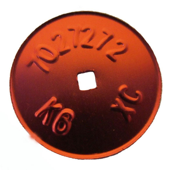 1967 Pontiac GTO/LeMans/Tempest CARBURETOR TAG STAMPED # 7027272 K6 XC | CB1248Z
