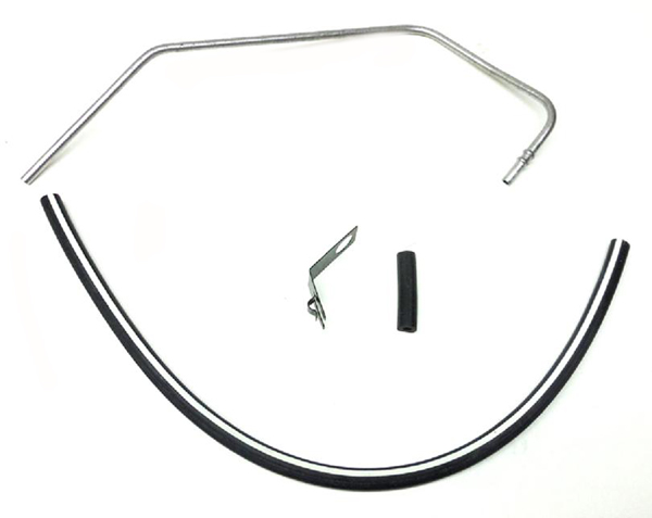 1967 Chevrolet El Camino VACUUM ADVANCE LINE KIT 327/350 QUADRAJET (INCLUDES STEEL LINE, RETAINER CLIP ON INTAKE AND WHITE STRIPE HOSE) | CB5985C
