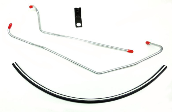 1971 Chevrolet Monte Carlo VACUUM ADVANCE LINE KIT 402/454 QUADRAJET FOR MODELS WITH TCS (INCLUDES STEEL LINE, RETAINER CLIP ON INTAKE AND WHITE STRIPE HOSE) | CB5986C