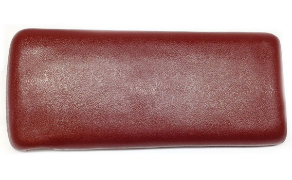 1972 Pontiac Firebird/TransAm VINYL CONSOLE DOOR ASSEMBLY (DARK CARMINE RED) - PADDED PLASTIC FRAME WITH RETURN SPRING ARM - GM # 10019558 - EA | CP10865F