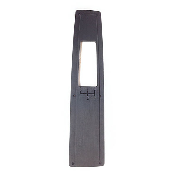 1968 Chevrolet Chevelle/Malibu BILLET ALUMINUM CONSOLE TOP PLATE COVER (4-SPEED MANUAL) BLACK ANODIZED | CP10950Z