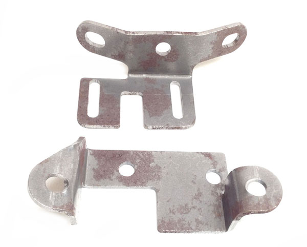 1975 Oldsmobile Cutlass/442/F85 DUALGATE SHIFTER MOUNTING BRACKETS FOR HURST SHIFTER - PAIR | CP12844T