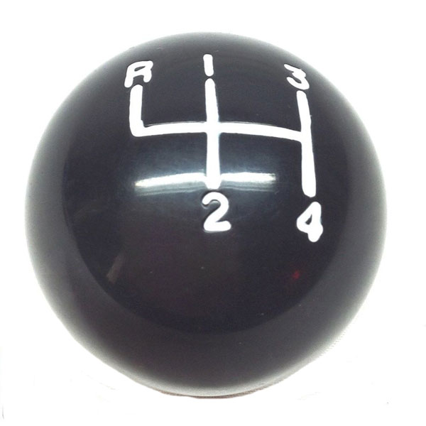 1987 Buick Skylark/GS/Regal/GN SHIFT BALL MANUAL BLACK WITH 4-SPEED SHIFT PATTERN 5/16