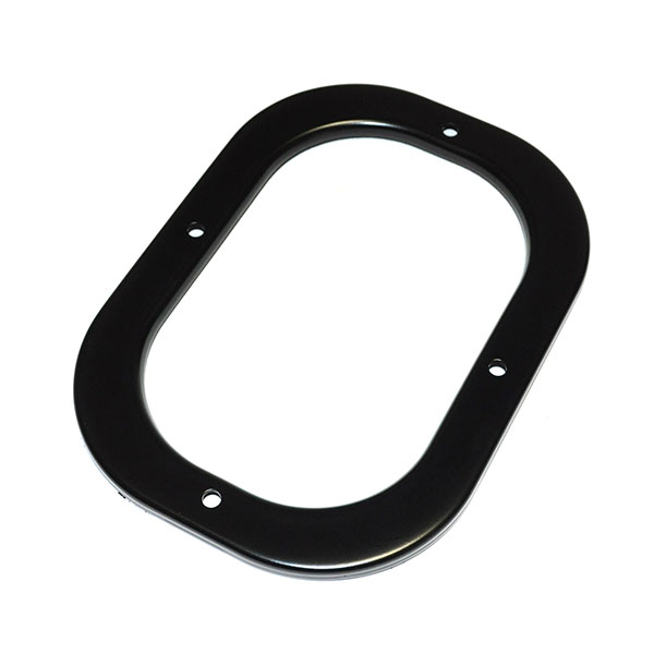 1967 Pontiac GTO/LeMans/Tempest SHIFTER BOOT TRIM PLATE (USED ON 66-72 CARS WITHOUT CONSOLE & USED TO HOLD THE BOOT TO THE FLOOR WITH A CONSOLE) - BLACK | CP1590Z