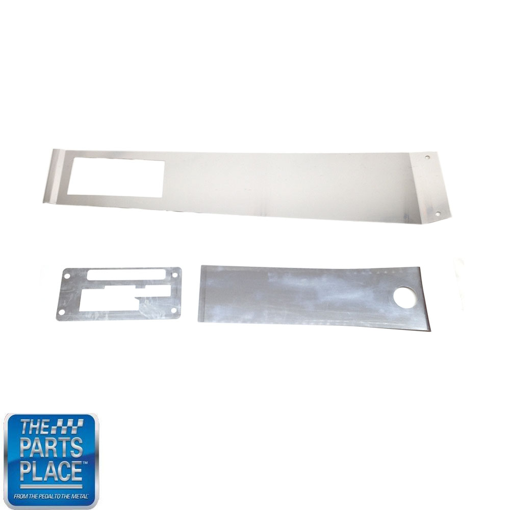 1967 Pontiac GTO/LeMans/Tempest HIS & HERS CONSOLE ALUMINUM BACKER REINFORCEMENT ( MUST BUY WOOD GRAIN) | CP1700G