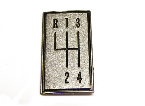 1967 Chevrolet El Camino 4-SPEED PATTERN FOR CONSOLE | CP4948C