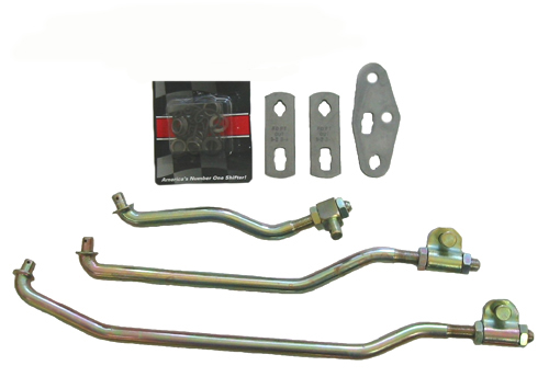 1972 Buick Skylark/GS/Regal/GN HURST SHIFTER ROD & TAB SET (3 RODS, 3 PIECE TAB SET, METAL BUSHINGS & CLIP KIT) | CP9068Z