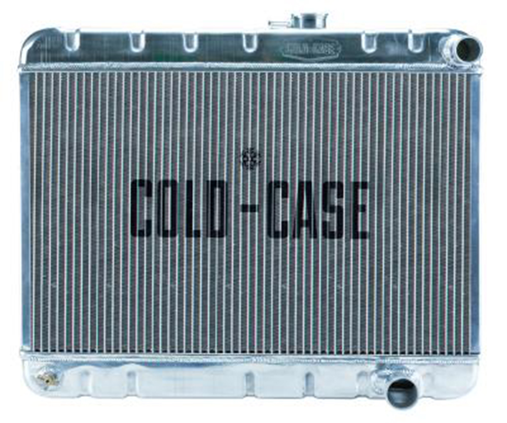 1964 Pontiac GTO/LeMans/Tempest ALUMINUM COLD CASE TRIPOWER RADIATOR NO A/C MANUAL TRANS PERFORMANCE AC GPG19 | CS10012G