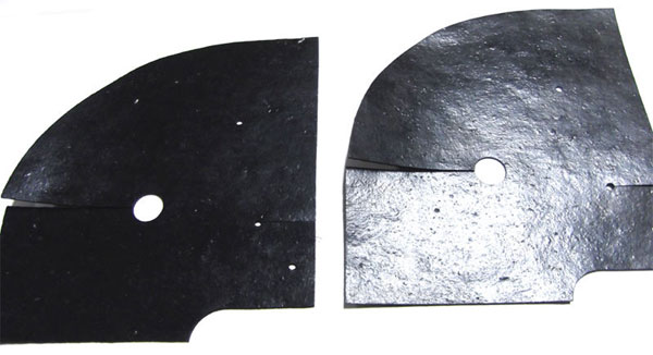 1972 Oldsmobile Cutlass/442/F85 RADIATOR TO SIDE BAFFLE SEALS WITH CLIPS - PAIR | CS10504T