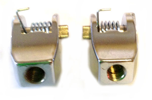1966 Pontiac GTO/LeMans/Tempest TOP LATCH CHROME KNUCKLE IN PAIRS WITH SPRING AND ROLL PIN - PR | CV1673Z