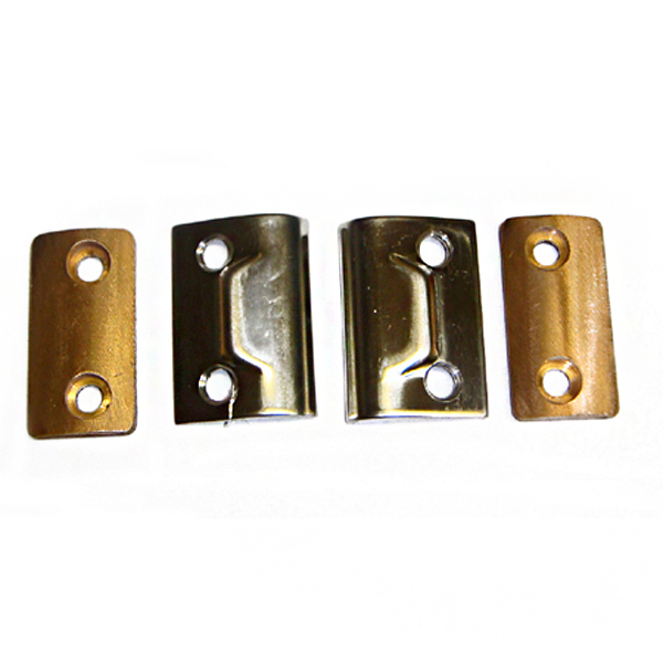1968 Chevrolet Chevelle/Malibu WEDGE DOOR JAMB KIT 4 PIECE BRASS