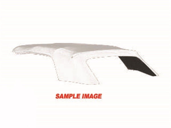 1971 Pontiac GTO/LeMans/Tempest CONVERTIBLE TOP WITH PLASTIC WINDOW; WHITE | CV1766A