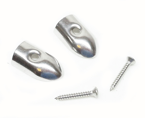 1968 Pontiac GTO/LeMans/Tempest CONVERTIBLE WIRE ON END CAPS WITH STAINLESS SCREWS (INCLUDES 2 END CAPS AND 2 SCREWS) | CV21713Z