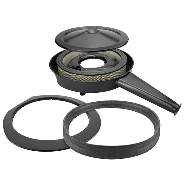 1967 Chevrolet Camaro AIR CLEANER KIT (INCLUDES AIR CLEANER, FLANGE, RUBBER SEAL, & BLACK LID) - EARLY STYLE | CW1003R