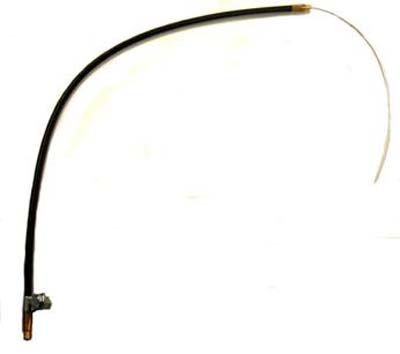 1969 Pontiac GTO/LeMans/Tempest RAM AIR CABLE UPPER WITH CLAMP - GOES FROM THE FLAPPER DOOR TO THE RAM AIR PANS. CONNECTS THE UPPER CABLE TO THE LOWER CABLE | CW4637Z