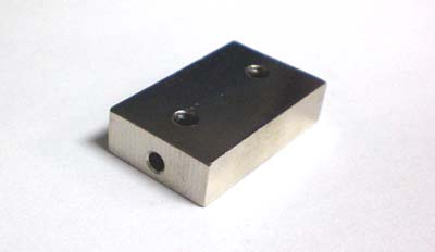 1969 Pontiac GTO/LeMans/Tempest RAM AIR CABLE CONNECTOR BLOCK - CONNECTS THE UPPER CABLE TO THE LOWER CABLE. IT IS A FLAT BLOCK WITH 2 SET SCREWS TO TIGHTEN TO THE CABLE | CW4649Z