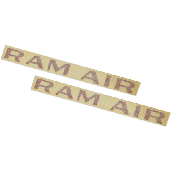 1974 Pontiac Firebird/TransAm DT0180 "RAM AIR" HOOD SCOOP DECAL RED PR