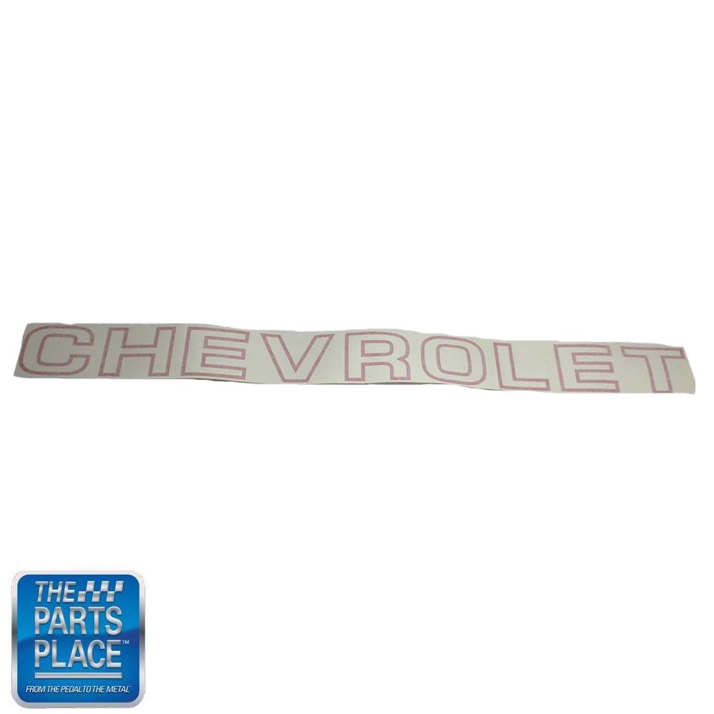 1991 GM Truck CHEVY TRUCK FLEETSIDE CHEVROLET DECAL- RED | DC80122K