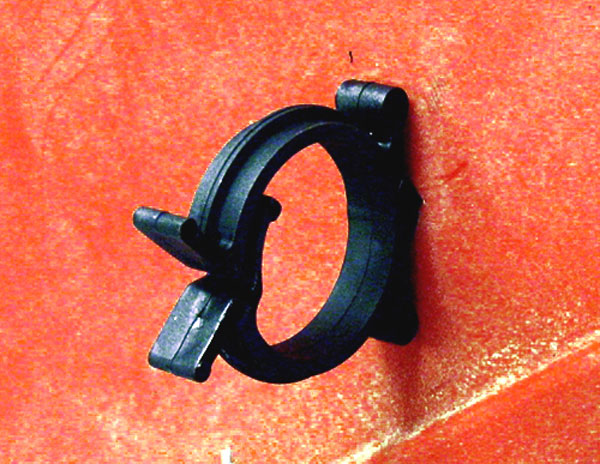 1970 Oldsmobile Cutlass/442/F85 LOWER INNER FENDER PLASTIC CABLE WIRE ROUTING CLIP - EA | EL11266T