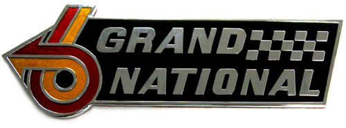 1985 Buick Skylark/GS/Regal/GN FENDER & TRUNK EMBLEM â€œGRAND NATIONALâ€ GM 25516222 | EM10814S