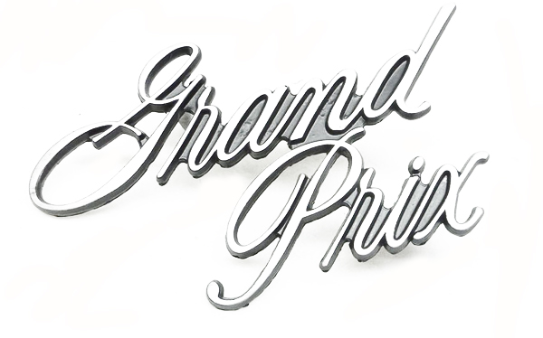 1971 Pontiac Grand Prix 69-UP GRAND PRIX HEADER EMBLEM | EM15411X