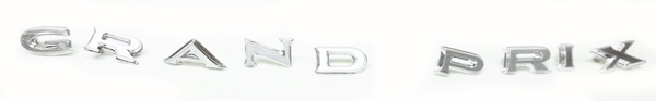 1970 Pontiac Grand Prix 69-UP GRAND PRIX TRUNK EMBLEM LETTERS | EM15416X