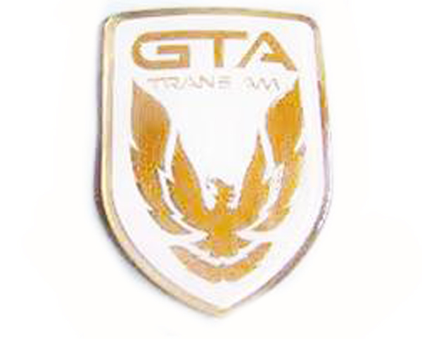 1992 Pontiac Firebird/TransAm GTA TRANS AM FRONT BUMPER EMBLEM IN WHITE - EA | EM23217F