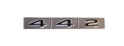 1968 Oldsmobile Cutlass/442/F85 442 GLOVEBOX EMBLEM | EM2459T