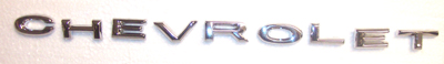 1965 Chevrolet El Camino EL CAMINO TAILGATE LETTERS 