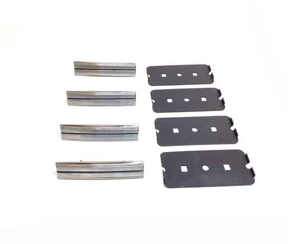 1966 Chevrolet Nova/Chevy II SEAT COVER EMBLEMS - SET OF 4 (INCLUDES BACKING PLATES) | EM4777N