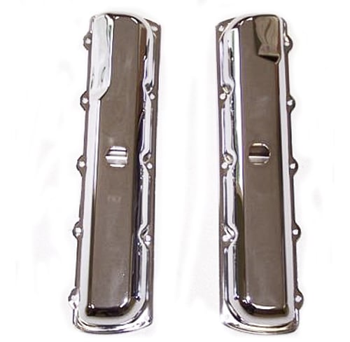 1969 Oldsmobile Cutlass/442/F85 NOTCHED CHROME VALVE COVERS