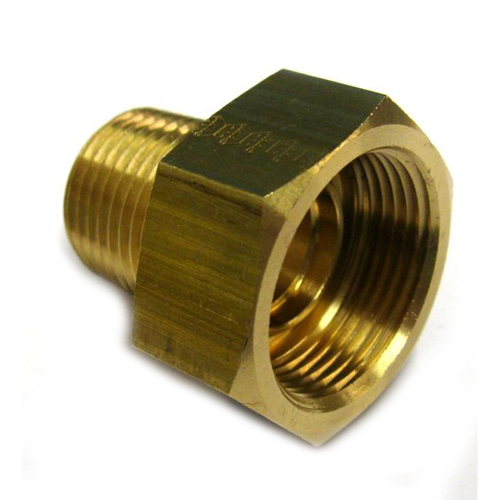 1986 Buick Skylark/GS/Regal/GN BRASS DRAIN TUBE ADAPTER FITTING - NEW FACTORY BRASS FITTING THAT SCREWS INTO THE BLOCK AND ADAPTS THE DRAIN TUBE TO THE BLOCK. GM # 1259890. THESE ARE COMMONLY STRIPPED OUT | EN11058Z