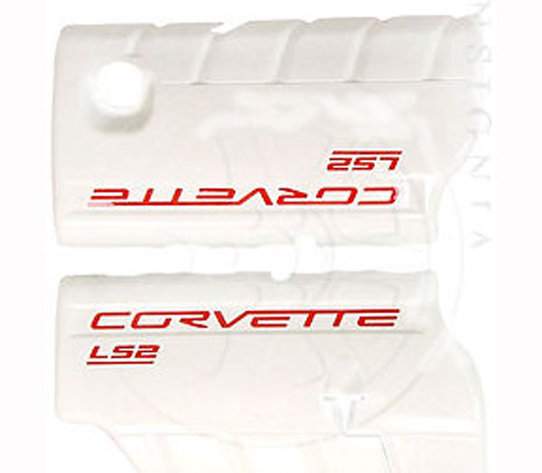 2008 Chevrolet Corvette FUEL RAIL COVER - WHITE (GM #17800109) | EN21705O