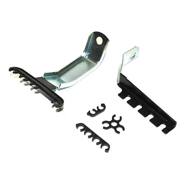 1964 Pontiac GTO/LeMans/Tempest SPARK PLUG WIRE LOOM BRACKET & RETAINER SET (WITHOUT POWER BRAKES) | EN2261G