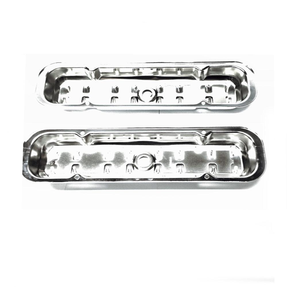 1970 Pontiac GTO/LeMans/Tempest VALVE COVERS CHROME WITH DRIPPERS PR GM 4900227 Pontiac