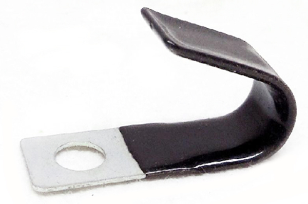 1966 Chevrolet El Camino HEATER BOX WIRE RETAINER, SMALL (RUBBER COATED FLAT METAL HOOK THAT SCREWS TO HEATER BOX) - EA | EN2439Z