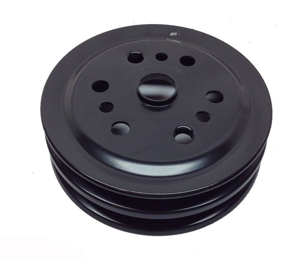 1966 Chevrolet El Camino CRANK SHAFT PULLEY 283 & 327 WITH A/C (2 GROOVE) GM # 3744043 | EN2577C