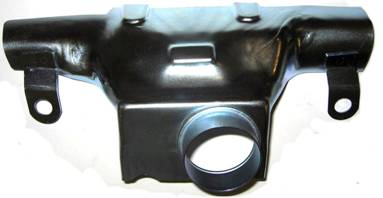 1969 Pontiac Firebird/TransAm STANDARD EXHAUST MANIFOLD HEAT SHIELD - FACTORY STYLE EXHAUST MANIFOLD HEAT SHIELD. COMES SILVER CAD PLATED LIKE FACTORY. FITS NON RAM AIR STANDARD EXHAUST | EX10140F