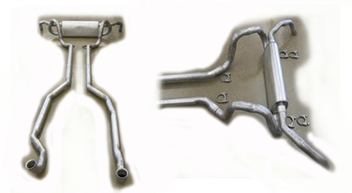1974 Pontiac Firebird/TransAm DUAL EXHAUST SYSTEM (SUPER DUTY) 2 1/2