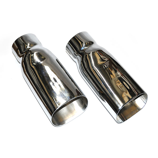 1972 Chevrolet Chevelle/Malibu TAILPIPE CHROME EXTENSIONS (REPRODUCTION 3'' AND DO NOT HAVE GM # ON THEM) - PR | EX3233V