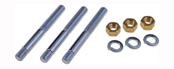 1977 Cadillac Cars EXHAUST FLANGE STUD & NUT KIT - 3/8-16'' X 3-5/16'' (9 PIECE) | EX96551Z