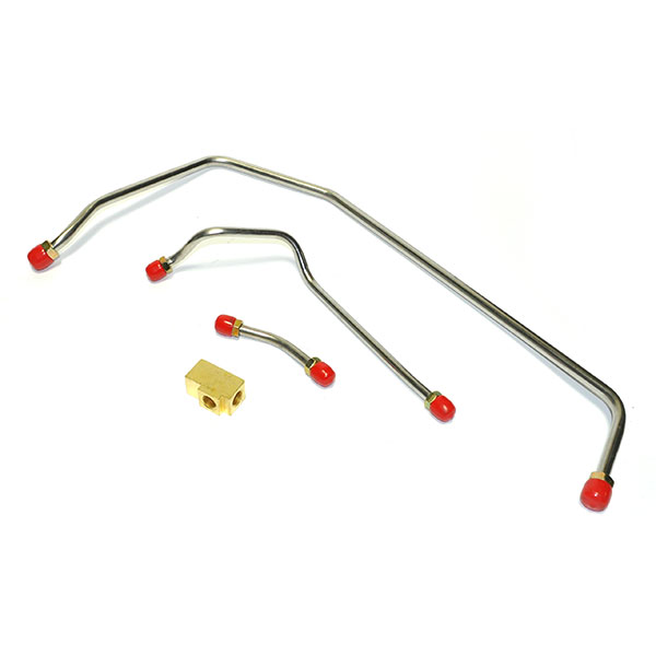 1970 Chevrolet Chevelle/Malibu FUEL PUMP TO CARB LINES - LS-6 WITH LONG PUMP 3 LINES & T BLOCK | FT2687V