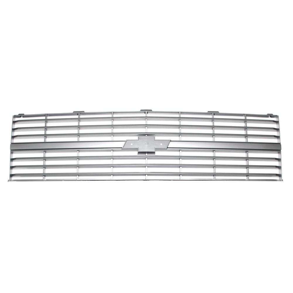 1983 GM Truck FRONT GRILLE OE STYLE W/ EMBLEM MOUNT - ARGENT GRAY W/ SINGLE HEADLIGHT SQUAREBODY | GH10026K