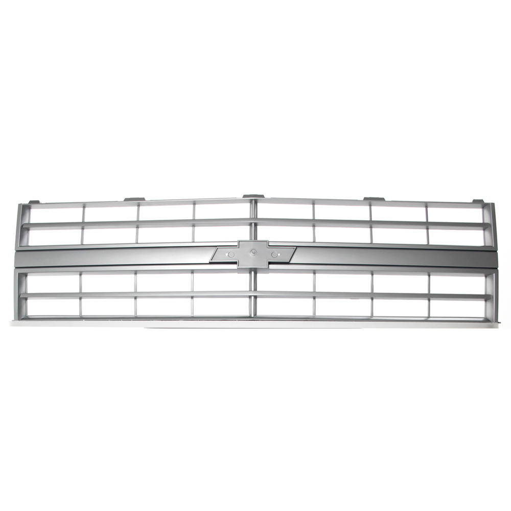 1987 GM Truck FRONT GRILLE OE STYLE W/ EMBLEM MOUNT - ARGENT GRAY SINGLE HEADLIGHT | GH10028K