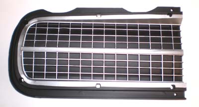 1969 Pontiac GTO/LeMans/Tempest HIDEAWAY HEADLAMP DOOR GRILLE (RH) - THESE DOORS ARE CORRECTLY PAINTED AND WILL ACCEPT YOUR ORIGINAL CHROME OR OUR NEW REPRODUCTION CHROME | GH10048G