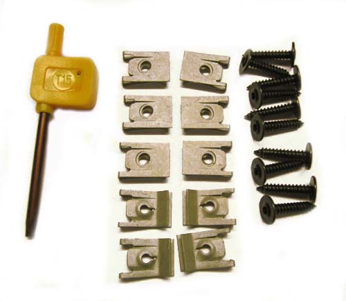 1979 Pontiac Firebird/TransAm GRILLE HARDWARE KIT WITH INSTALLATION TOOL (ENOUGH FOR BOTH GRILLES) | GH12314F