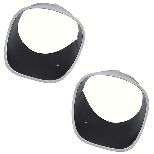 1974 Chevrolet Camaro NEW HEADLAMP BEZEL (BLACK Z/28) - PAIR | GH12482R