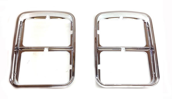 1977 Chevrolet Monte Carlo NEW CHROME HEADLAMP BEZELS - PAIR OEM GM #'S 371167 & 371168 | GH1850M