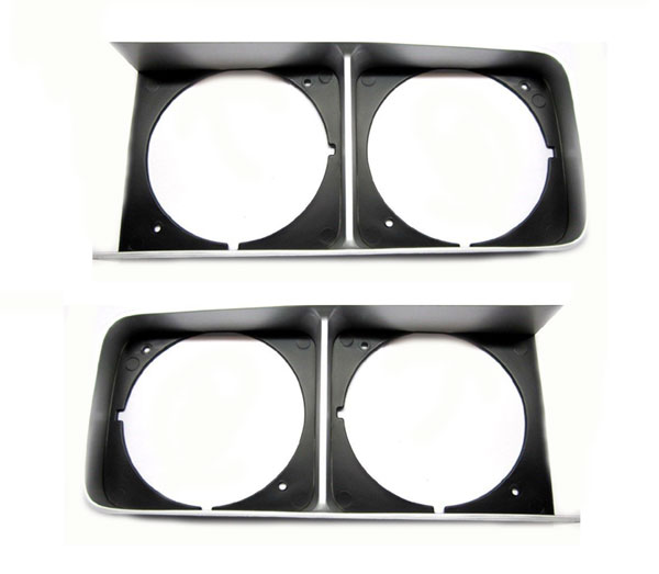 1969 Oldsmobile Cutlass/442/F85 HEADLAMP BEZELS (NEW PLASTIC) - PR | GH2731T