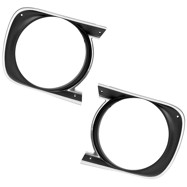 1968 Chevrolet Camaro HEADLAMP BEZEL (STANDARD) - PAIR | GH3169R